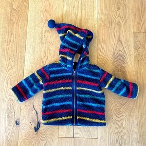 Hanna Andersson Zip Hoodie 6-12 Months